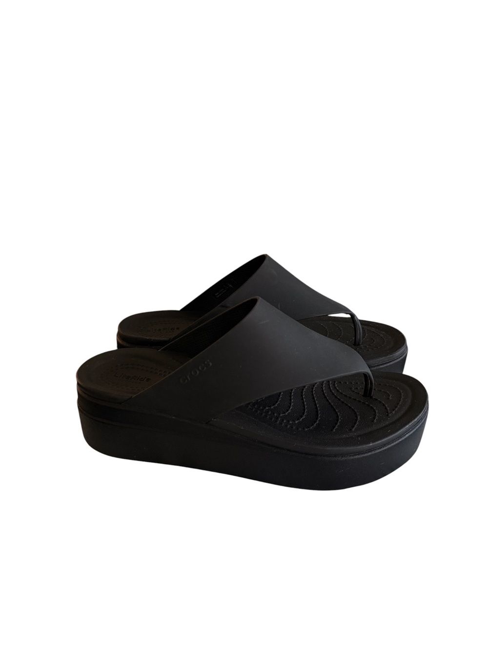 Crocs Women's Brooklyn Flip Low Wedge Sandals